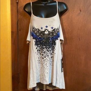 XL Rock & Republic cold shoulder top